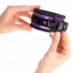 KINK - NEOPREN HANDGELENKFESSELN HELLLILA VERSTELLBAR 21-28 CM X 5 CM – Produktansicht 4