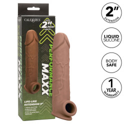 CALEXOTICS - PERFORMANCE MAXX LEBENSNAHE EXTENSION 8 BRAUNE HAUT – Produktansicht 2