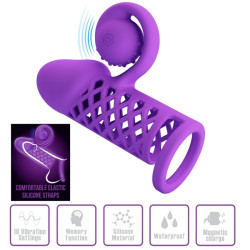 ROMANCE - HARDEN LILA VERLANGERTER ARMEL – Produktansicht 2