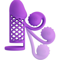 ROMANCE - HARDEN LILA VERLANGERTER ARMEL – Produktansicht 5