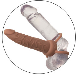 CALEXOTICS - PERFORMANCE MAXX WIEDERAUFLADBARER DUAL-PENETRATOR, BRAUN – Produktansicht 10
