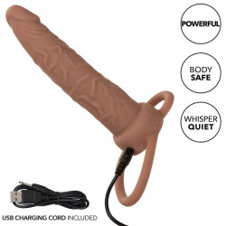CALEXOTICS - PERFORMANCE MAXX WIEDERAUFLADBARER DUAL-PENETRATOR, BRAUN – Produktansicht 14