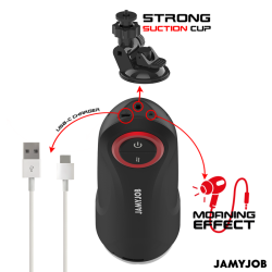 JAMYJOB - AUTOMATISCHER VAGINA-MASTURBATOR MIT GRAVITY-FUNKTION, 5 SAUGMODI – Produktansicht 6