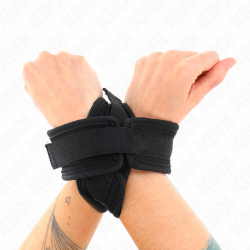 KINK - KREUZMANSCHETTEN SCHWARZ 34 X 5,5 CM – Produktansicht 4