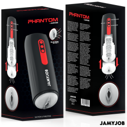 JAMYJOB - PHANTOM AUTOMATISCHER VAGINA-MASTURBATOR 5 SAUG- UND STOSSMODI – Produktansicht 7