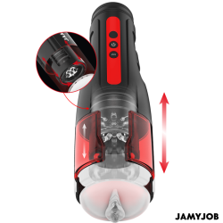 JAMYJOB - CYCLONE AUTOMATISCHER VAGINA-MASTURBATOR 10 ROTATIONS- UND STOSSMODI – Produktansicht 2