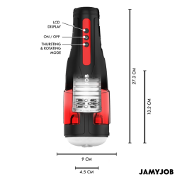 JAMYJOB - CYCLONE AUTOMATISCHER VAGINA-MASTURBATOR 10 ROTATIONS- UND STOSSMODI – Produktansicht 3