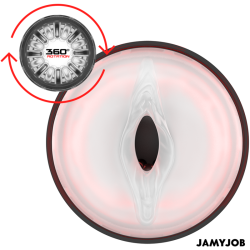 JAMYJOB - CYCLONE AUTOMATISCHER VAGINA-MASTURBATOR 10 ROTATIONS- UND STOSSMODI – Produktansicht 6