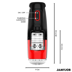 JAMYJOB - STORM AUTOMATISCHER VAGINA-MASTURBATOR 10 ROTATIONS- UND STOSSMODI – Produktansicht 3