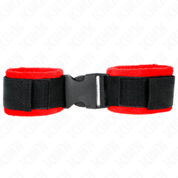KINK - NYLON BIND KLETT-HANDFESSELN SCHWARZ MODELL 1 VERSTELLBAR 25-35 CM X 6 CM – Produktansicht 2