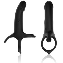 ARMONY - DILDO MIT RING & VIBRATOR SCHWARZ – Produktansicht 2