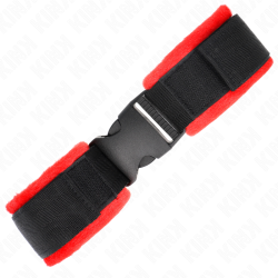 KINK - NYLON BIND KLETT-HANDFESSELN SCHWARZ MODELL 1 VERSTELLBAR 25-35 CM X 6 CM – Produktansicht 3