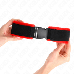 KINK - NYLON BIND KLETT-HANDFESSELN SCHWARZ MODELL 1 VERSTELLBAR 25-35 CM X 6 CM – Produktansicht 4