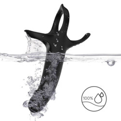 ARMONY - DILDO MIT RING & VIBRATOR SCHWARZ – Produktansicht 13