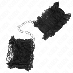 KINK - ELASTISCHE HANDGELENKSFESSELN AUS SPITZE NEGRO – Produktansicht 3