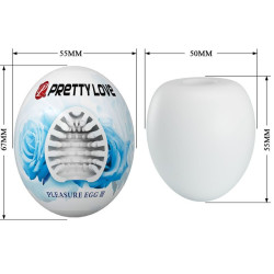 PRETTY LOVE - MÄNNLICHER MASTURBATOR EIERWEISS – Produktansicht 6
