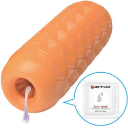 PRETTY LOVE - TWIN BALLS MÄNNLICHER MASTURBATOR ORANGE – Produktansicht 7