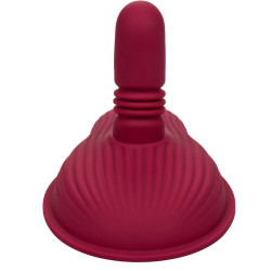 CALEXOTICS - RIDER MASSAGER DOPPELMOTOR FERNBEDIENUNG ROT – Produktansicht 5