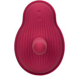CALEXOTICS - RIDER MASSAGER DOPPELMOTOR FERNBEDIENUNG ROT – Produktansicht 6