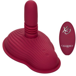 CALEXOTICS - RIDER MASSAGER DOPPELMOTOR FERNBEDIENUNG ROT – Produktansicht 8