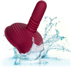 CALEXOTICS - RIDER MASSAGER DOPPELMOTOR FERNBEDIENUNG ROT – Produktansicht 12