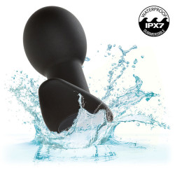 CALEXOTICS - ROCK BOTTOM ANAL PLUG 10 VIBRATIONEN SILIKON SCHWARZ – Produktansicht 9