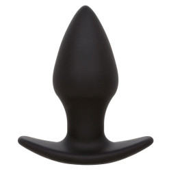 CALEXOTICS - ROCK BOTTOM PERFECT ANAL PLUG 10 VIBRATIONEN SILIKON SCHWARZ – Produktansicht 2