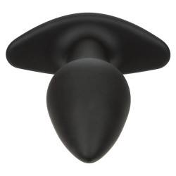 CALEXOTICS - ROCK BOTTOM PERFECT ANAL PLUG 10 VIBRATIONEN SILIKON SCHWARZ – Produktansicht 5