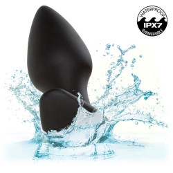 CALEXOTICS - ROCK BOTTOM PERFECT ANAL PLUG 10 VIBRATIONEN SILIKON SCHWARZ – Produktansicht 9