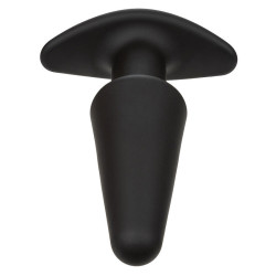 CALEXOTICS - ROCK BOTTOM TAPERED ANAL PLUG 10 VIBRACIONES SILIKON SCHWARZ – Produktansicht 4