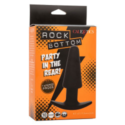 CALEXOTICS - ROCK BOTTOM TAPERED ANAL PLUG 10 VIBRACIONES SILIKON SCHWARZ – Produktansicht 10