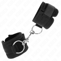 KINK - HANDGELENKFESSELN SCHWARZ VERSTELLBAR 18-35 CM X 6 CM – Produktansicht 3