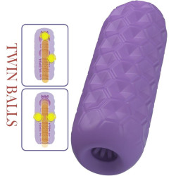 PRETTY LOVE - TWIN BALLS MÄNNLICHER MASTURBATOR LILA – Produktansicht 5