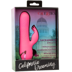 CALEXOTICS - SACRAMENTO SWEETIE VIBRATOR RABBIT PINK VON CALIFORNIA DREAMING – Produktansicht 10