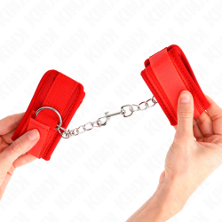KINK - NEOPREN HANDGELENKFESSELN ROT 42 X 5 CM – Produktansicht 4