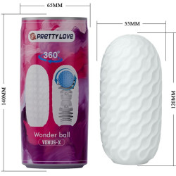 PRETTY LOVE - VENUS X MÄNNLICHER MASTURBATOR MODELL 3 WEISS – Produktansicht 6