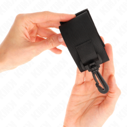 KINK - NYLON HANDGELENKFESSELN SCHWARZ – Produktansicht 4
