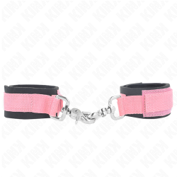 KINK - VERSTELLBARE NEOPREN-HANDHANDFESSELN ROSA VERSTELLBAR 22-34 CM – Produktansicht 2