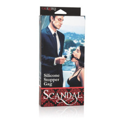 CALEXOTICS - SCANDAL -GAG MIT SCHWARZEM SILIKON-PLUG – Produktansicht 3