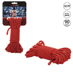 CALEXOTICS - SCANDAL RED BDSM-SEIL 10 M – Produktansicht 3