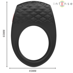 INTENSE - CLOVER VIBRATOR PENISRING 10 VIBRATIONEN SCHWARZ – Produktansicht 4