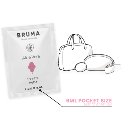 BRUMA - ALOE VERA GLEITGEL ZUCKERWATTE GESCHMACK 6 ML – Produktansicht 3