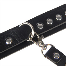 SUBBLIME - 953690 HANDSCHELLEN MIT BONDAGE-GÜRTEL SCHWARZ EINE GRÖSSE – Produktansicht 7