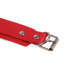 SUBBLIME - 953706 HANDSCHELLEN MIT BONDAGE-GÜRTEL ROT EINE GRÖSSE – Produktansicht 7