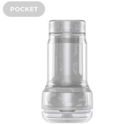 KIIROO - FEEL POCKET STROKER KRISTALL VON KIIROO TRANSPARENT – Produktansicht 3