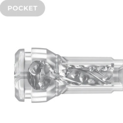 KIIROO - FEEL POCKET STROKER KRISTALL VON KIIROO TRANSPARENT – Produktansicht 4
