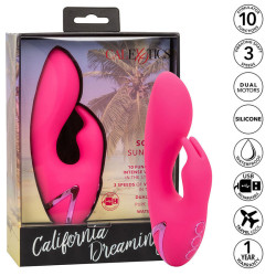CALEXOTICS - SO. CAL SUNSHINE VIBRATOR RABBIT FUCHSIA VON CALIFORNIA DREAMING – Produktansicht 2
