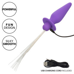 CALEXOTICS - SOUTHERN LIGHTS LIGHT UP LEUCHTENDE ANALSTECKER 10 VIBRATIONEN SILIKON LILA – Produktansicht 7