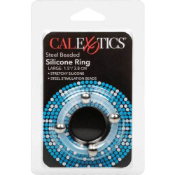 CALEXOTICS - STAHLPERLEN-SILIKONRING L – Produktansicht 3