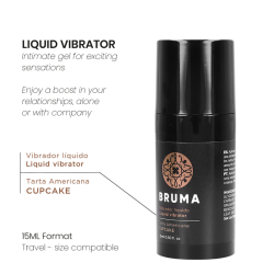 BRUMA - FLÜSSIGER VIBRATOR ULTRA GLEITEND CUPCAKE 15 ML – Produktansicht 3